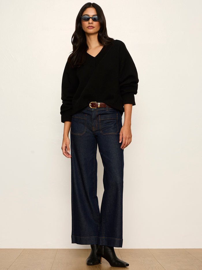 Vanna V-Neck Sweater Black