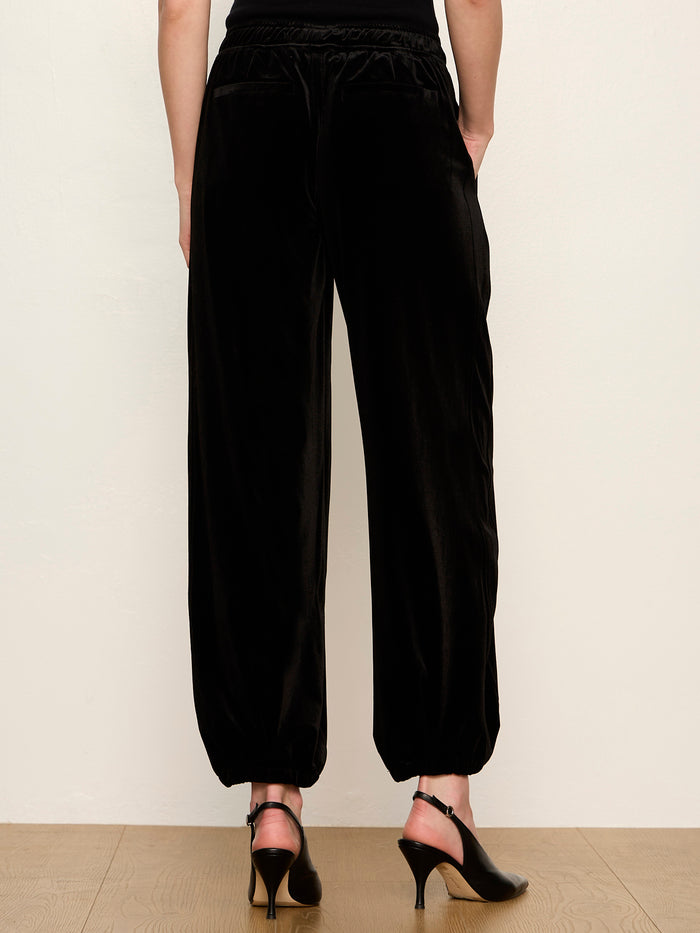 Velvet Micro Balloon Pant Black