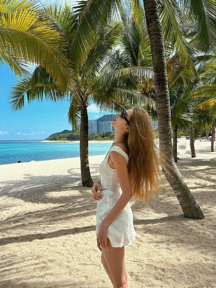 Vinonita Seaside Wear Sexy Suspenders Dress