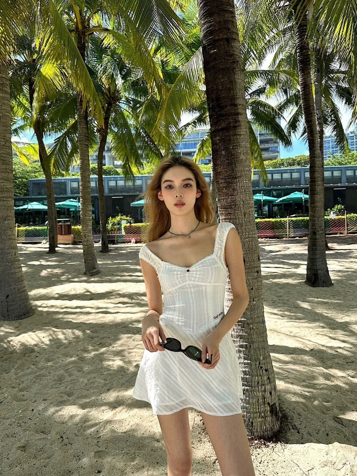 Vinonita Seaside Wear Sexy Suspenders Dress
