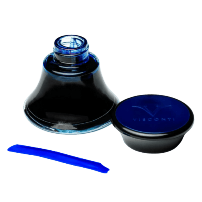 Visconti Ink Bottle - Blue - 50ml - Pen Boutique Ltd