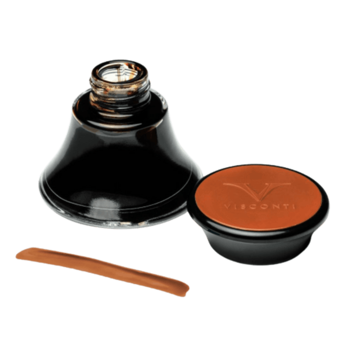 Visconti Ink Bottle - Sepia - 50ml - Pen Boutique Ltd