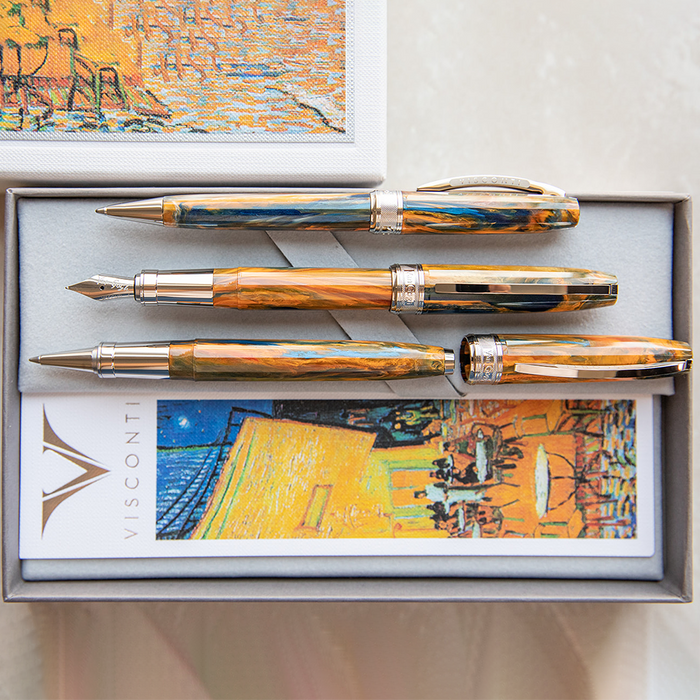 Visconti Van Gogh Ballpoint Pen - Café Terrace at Night - Pen Boutique Ltd