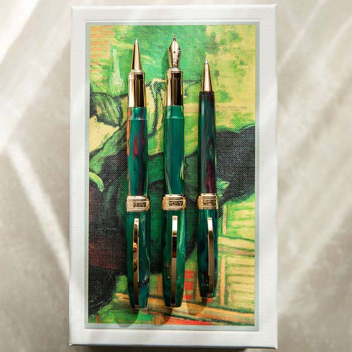 Visconti Van Gogh Ballpoint Pen - The Impressionist Novel Reader - Pen Boutique Ltd