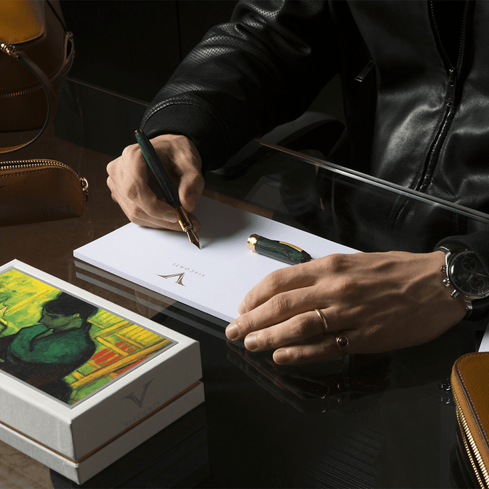Visconti Van Gogh Fountain Pen - The Impressionist Novel Reader - Pen Boutique Ltd