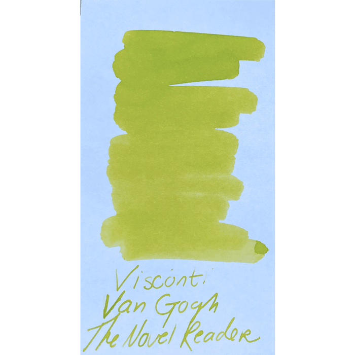 Visconti Van Gogh Ink Bottle - Novel Reader - Lime Green - 30ml - Pen Boutique Ltd