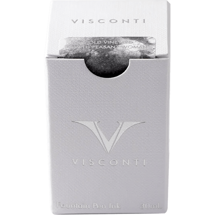 Visconti Van Gogh Ink Bottle - Old Vineyard with Peasant Woman - Grey - 30ml - Pen Boutique Ltd