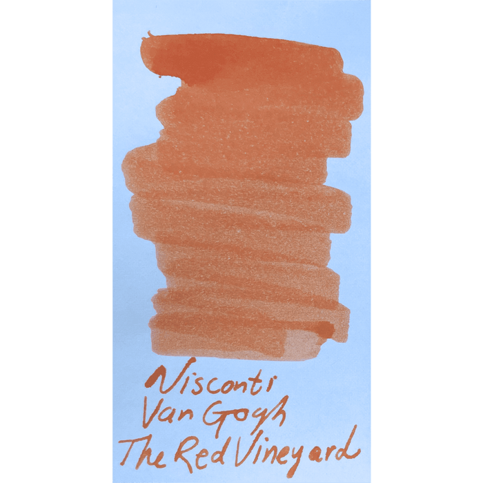 Visconti Van Gogh Ink Bottle - Red Vineyard - Orange - 30ml - Pen Boutique Ltd