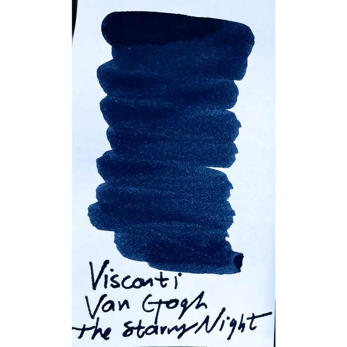 Visconti Van Gogh Ink Bottle - Starry Night - Deep Blue - 30ml - Pen Boutique Ltd