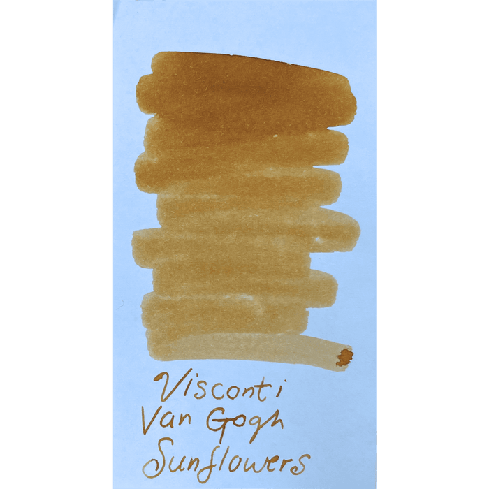 Visconti Van Gogh Ink Bottle - Sunflowers - Ochre - 30ml - Pen Boutique Ltd