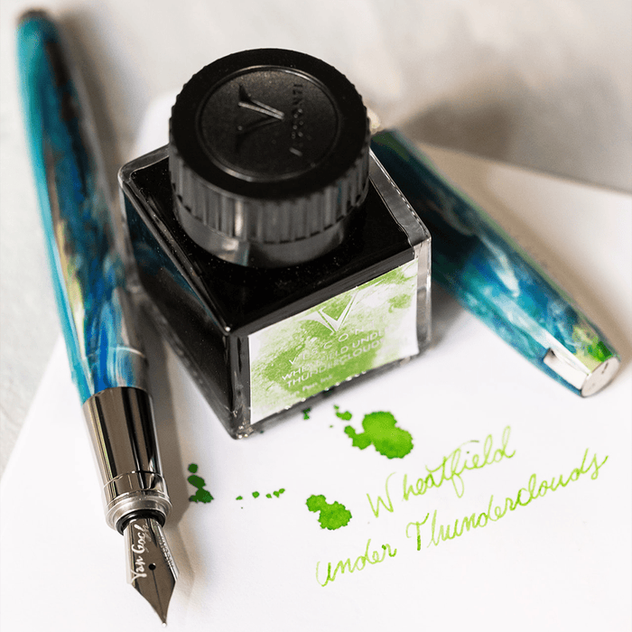Visconti Van Gogh Ink Bottle - Wheatfield under Thunderclouds - Green - 30ml - Pen Boutique Ltd