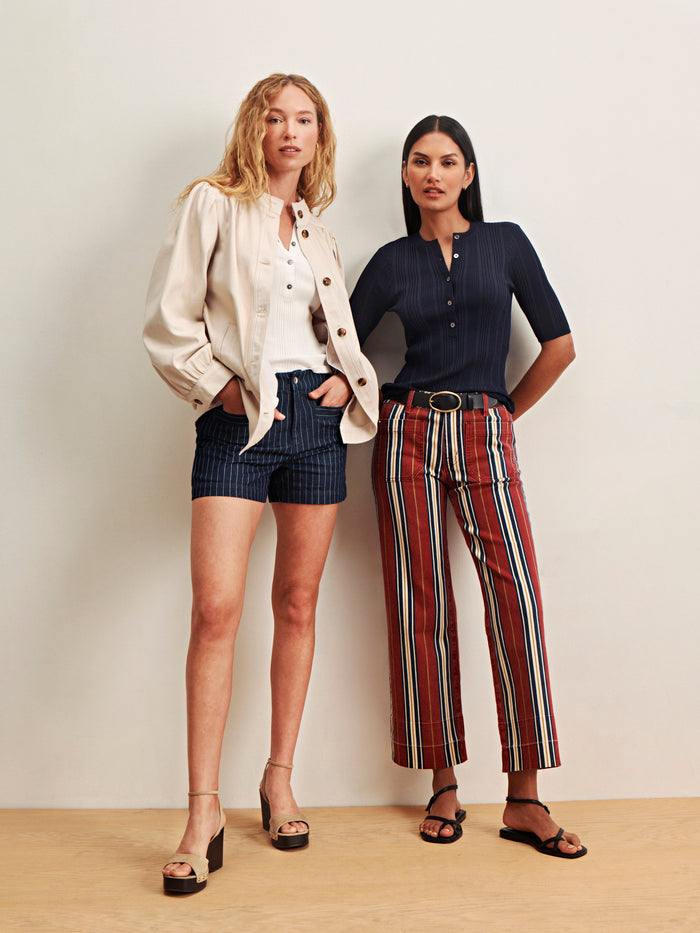 Voyage Short Luna Stripe