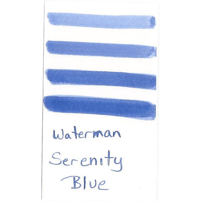 Waterman Bottled Ink - Serenity Blue - 50ml - Pen Boutique Ltd