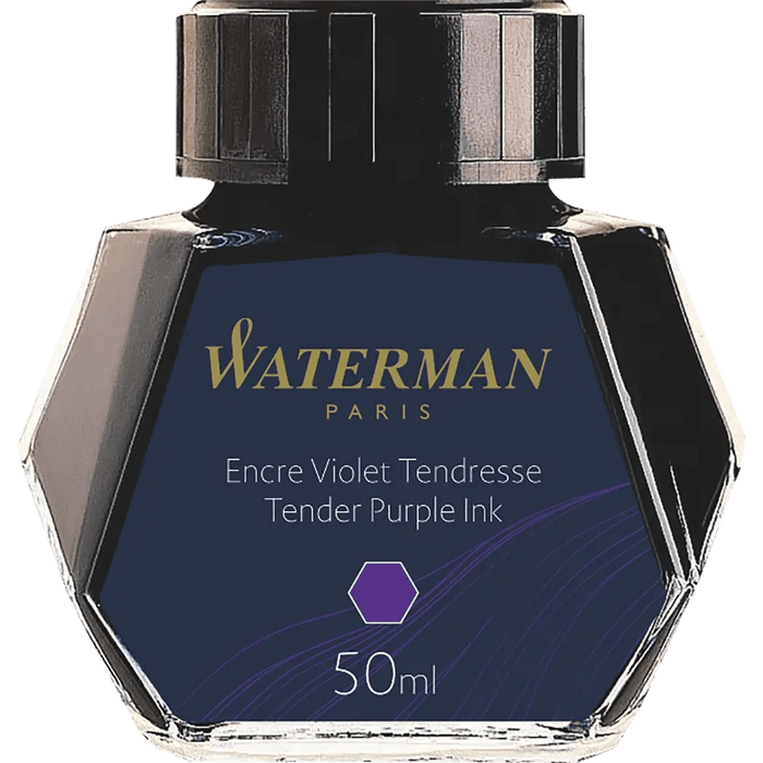 Waterman Bottled Ink - Tender Purple - 50ml - Pen Boutique Ltd