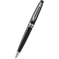 Waterman Expert Ballpoint Pen - Black - Chrome Trim - Pen Boutique Ltd