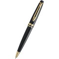 Waterman Expert Ballpoint Pen - Black - Gold Trim - Pen Boutique Ltd