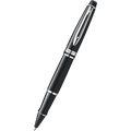 Waterman Expert Rollerball Pen - Black - Chrome Trim - Pen Boutique Ltd