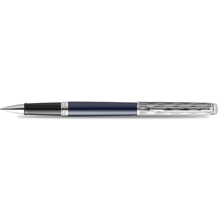 Waterman Hemisphere L'Essence du Bleu Rollerball Pen - Metal & Blue - Pen Boutique Ltd