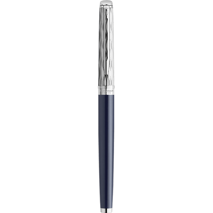 Waterman Hemisphere L'Essence du Bleu Rollerball Pen - Metal & Blue - Pen Boutique Ltd
