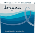 Waterman Mini Lady Ink Cartridges - Serenity Blue - 6/Box - Pen Boutique Ltd