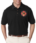 Westford Firefighters Pipe & Drum Corps Classic Platinum Polo / UltraClub® 8535/8530L