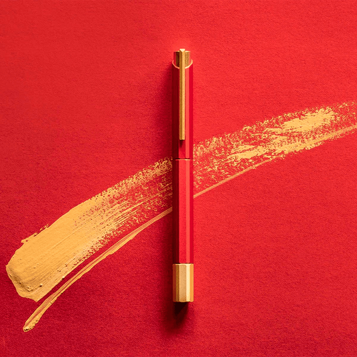 YStudio Bihex Rollerball Pen - Glamour Evolve Marsala - Pen Boutique Ltd