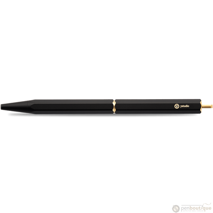 YStudio Brassing Portable Ballpoint Pen - Black - Pen Boutique Ltd