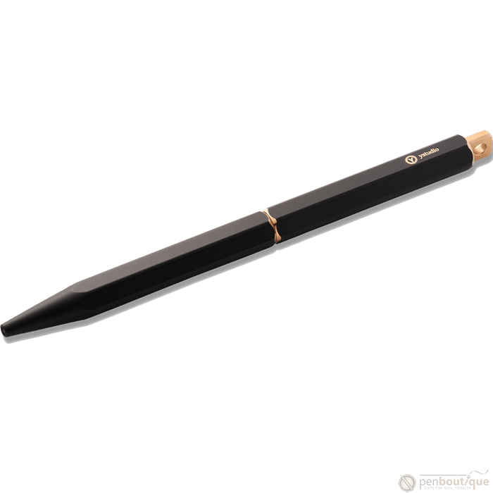 YStudio Brassing Portable Ballpoint Pen - Black - Pen Boutique Ltd