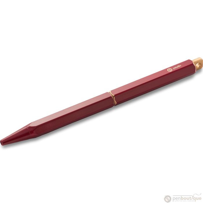 YStudio Brassing Portable Ballpoint Pen - Red - Pen Boutique Ltd