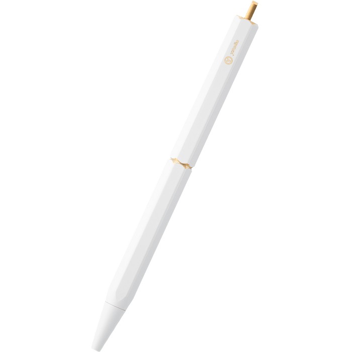 YStudio Brassing Portable Ballpoint Pen - White - Pen Boutique Ltd