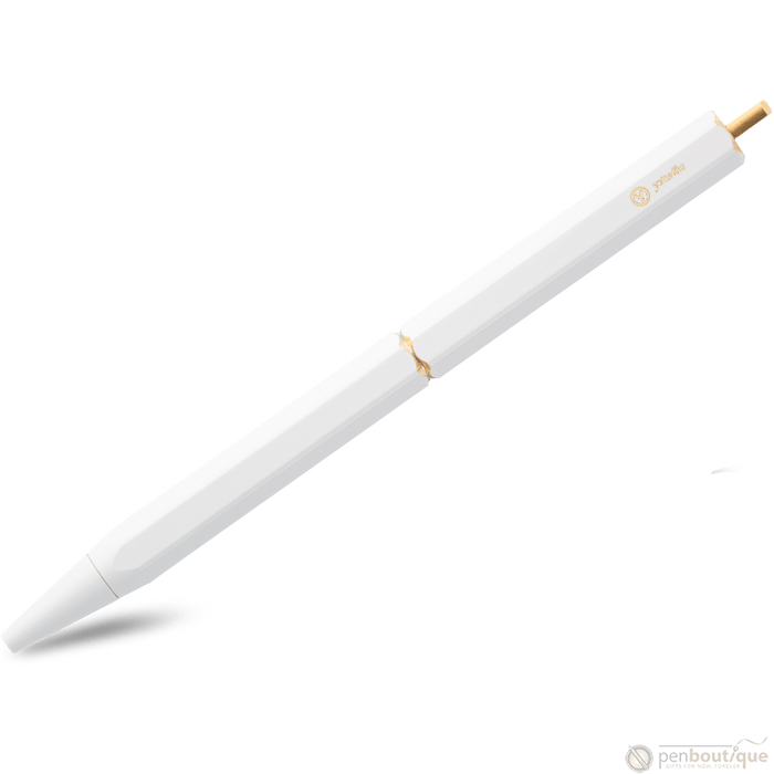 YStudio Brassing Portable Ballpoint Pen - White - Pen Boutique Ltd