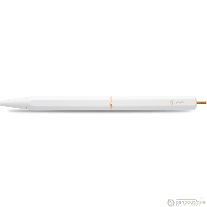 YStudio Brassing Portable Ballpoint Pen - White - Pen Boutique Ltd