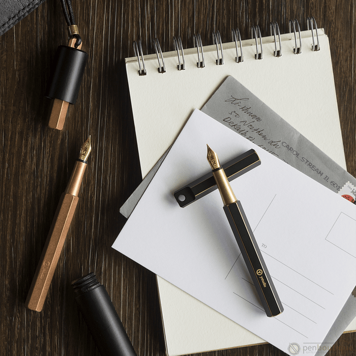 YStudio Brassing Portable Fountain Pen - Black - Pen Boutique Ltd